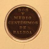 1929 Panama 2 1/2 Centesimos Balboa Coin with Holder thecoindigger World Estate - The Coin Digger