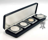 NOBILE Black Leatherette Coin Holder Snap Slab Magnicap Box Storage Case CHOICE