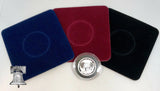 Air-tite Coin Holder Blue Velvet Display Card Insert + Model A Capsule Case