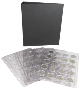 Cornerstone Coin Holder Binder Album Model A Small Capsule Page Case Storage