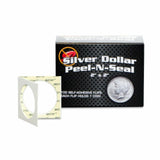 100 BCW Assorted Size 2x2 Self Adhesive Coin Holder Flip Peel-N-Seel Storage