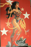 WONDER WOMAN Odagawa Autographed LARGE Comic Sketch Art 11x17 Justice League