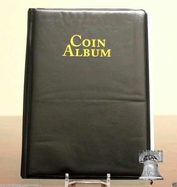 Pressed Penny Coin Holder Mini Album Book 4.5x5.75 Case w/ 8 Page