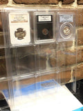 2 Lighthouse ENCAP Slab Coin Holder Album Binder Page for NGC PCGS QUICKSLAB