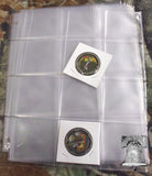 12 Pocket Page - 2.5 x 2.5 GUARDHOUSE Snap Crown Flip Storage