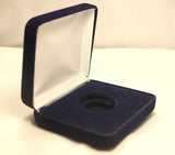 Velvet Air-tite  Storage Box & 1 Gram Colored insert (your Choice) for Silver Gold Bar - The Coin Digger