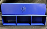 Whitman Blue Coin Storage 2x2x9 Plastic Box + 100 BCW 2x2 Coin Holder Flip