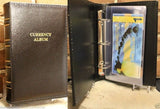 Lighthouse Currency Holder Album Leather Regular Banknote 30 Binder Page Book - The Coin Digger