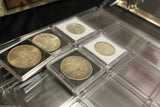 Coin Holder Collector 3 Ring Album 4 Encap Q52 2x2 Capsule 20 Snap Pocket Page