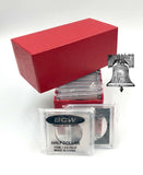 15 BCW Coin Holder 2x2 Snap Capsule & Red Single Row Storage Box 4.5x2x2 Case