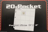 Deluxe Coin Holder Collector Kit Binder Album Page 300 Paper Flip Case Kit - The Coin Digger
