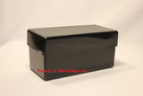 Black Storage Box for Coin Holder Display Card Case Air-tite Acrylic Holds 20