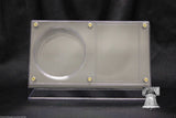 BCW Hockey Puck and Card Holder Display Crystal Clear Plastic Autograph Case