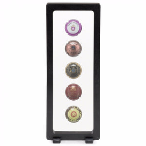 Magic Frame Display Floating 230 Coin Medallion Button Badge Medal Token Trophy - The Coin Digger