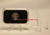 Display Stand Easel for Coin Capsule, Fossil, Medals Air-tite CLEAR