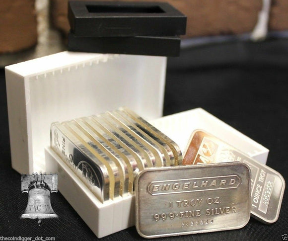 Sure Safe Bullion Bar Tubes Storage for Silver Copper 1oz BAR INGOT Holder