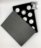 Air-tite Coin Holder Black Velvet Display Silver Insert Model A Storage Box Case