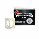 100 BCW Assorted Size 2x2 Self Adhesive Coin Holder Flip Peel-N-Seel Storage