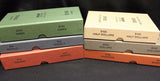 6 Assorted Coin Roll Tube Storage Boxes Bank Box 1c 5c 10c 25c 50c 1$ Rolls