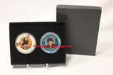 Coin Holder Display Storage Box & 2 Direct Fit Capsules