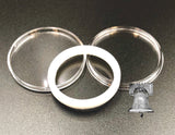 Air-Tite Coin Holder Capsule Storage Case Model H Black Ring Acrylic Display 26-32mm