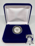 Coin Holder Case Blue Velvet Air-tite Storage Steel Box & Model A Capsule 10-20mm Black
