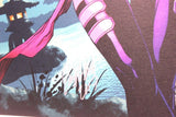 Psylocke Odagawa Autograph LARGE Comic Sketch Art POSTER 11x17 X-Men Marvel