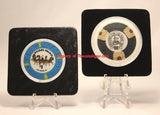 Display Stand Easel for Coin Capsule, Fossil, Medals Air-tite BLACK