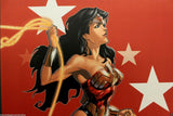 WONDER WOMAN Odagawa Autographed LARGE Comic Sketch Art 11x17 Justice League