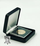 NOBILE Black Leatherette Coin Holder Snap Slab Magnicap Box Storage Case CHOICE