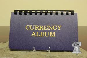 Whitman Currency Album Holder Regular Modern Size w/ Removable 10 Page Storage