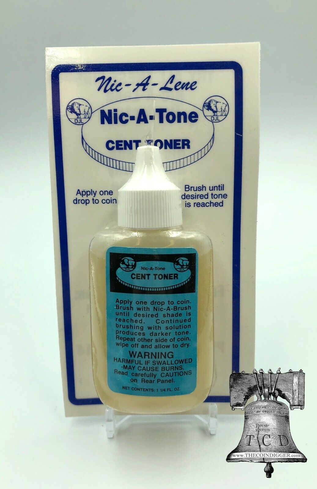 Nic A Tone Penny Cent Toner Magic Clean Acid Bottle Cleaner for Pennie –  The Coin Digger