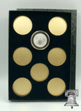 Air-tite Coin Holder Storage Box Silver Gold Reflector & 8 MODEL H 26-32mm or 38/39/40mm Direct Fit Capsule