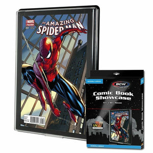 BCW Comic Book Holder UV Showcase Display CURRENT Wall Mount Case Frame Modern
