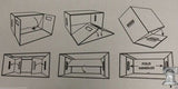 Short Cardboard Comic Book Storage Box Holds 150-175 Comics Holder Case