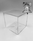Pro Mold Baseball Holder Acrylic Ball Cube w/ Stand 25 Year UV+ Storage Case