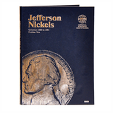 Whitman Album : Cent, Nickels, Dimes, Quarters, Eisenhower, Silver Large Dollars and More