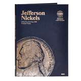 Whitman Album : Cent, Nickels, Dimes, Quarters, Eisenhower, Silver Large Dollars and More