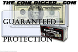 5 BCW Currency Holder Rigid PVC Toploader Regular Size Banknote Topload Case - The Coin Digger