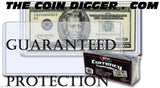 10 Rigid Currency Banknote Holder for Regular Dollar Bill Note Topload Case