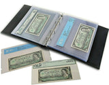 LARGE Currency Album Leather Design for Graded Banknote Holder Lighthouse Case