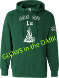 Lets Get Lit - Campfire Hoodie : Glows-in-Dark