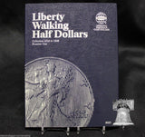 Whitman Album : Cent, Nickels, Dimes, Quarters, Eisenhower, Silver Large Dollars and More