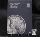 Whitman Album : Cent, Nickels, Dimes, Quarters, Eisenhower, Silver Large Dollars and More