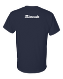 Minnesota Classic Logo T-Shirt- Front & Back Logos