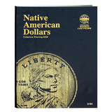 Whitman Album : Cent, Nickels, Dimes, Quarters, Eisenhower, Silver Large Dollars and More
