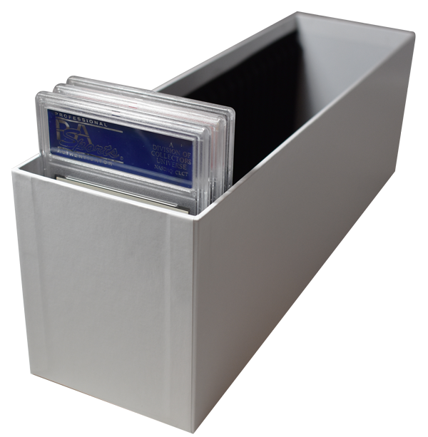 PSA Slotted Graded Card Storage Holder Container GH White Box Holds 25 The Coin Digger PSA Slotted Graded Card Storage Holder Container GH White Box Holds 25 The Coin Digger