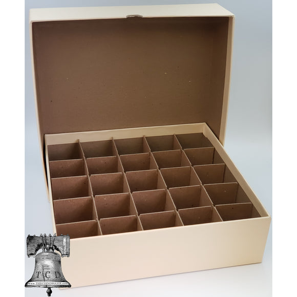 Large Dollar Coin Holder Tube Storage Box 25 Tubes Heavy Duty GUARDHOUSE
