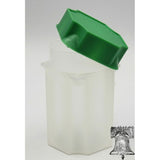 Square Tube Storage for American Silver Eagle with Green Top