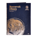 Whitman Album : Cent, Nickels, Dimes, Quarters, Eisenhower, Silver Large Dollars and More
